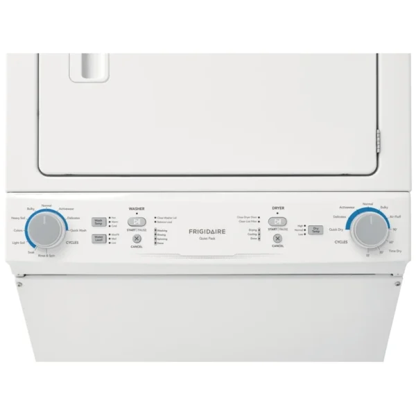 Frigidaire FLCE752CAW 27 inch Width Washer & Dryer Set, Contains Agitator, White colour - Image 7