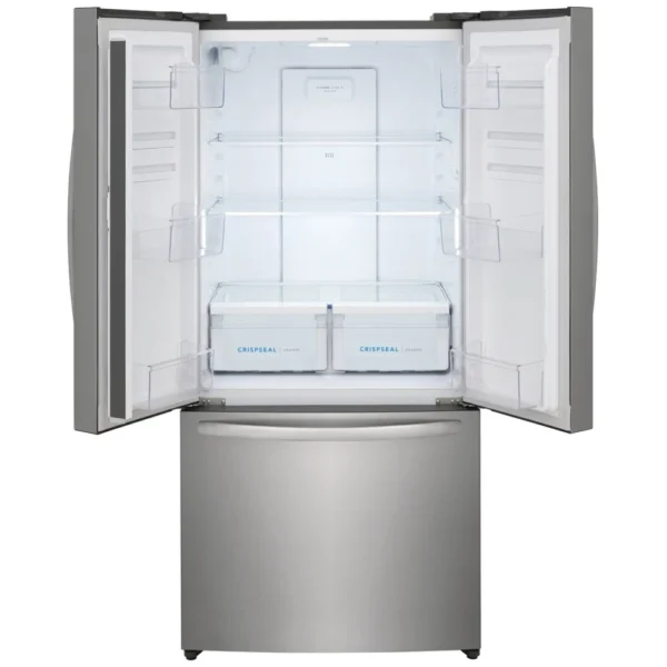 Frigidaire FRFG1723AV French Door Refrigerator, 31 inch Width, ENERGY STAR Certified, Counter Depth, 17.6 cu. ft. Capacity, Brushed Steel colour - Image 4