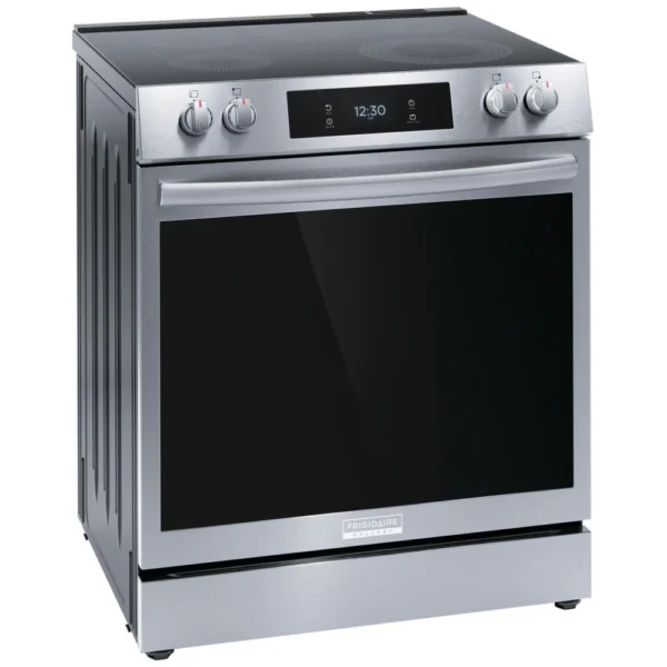 Frigidaire Gallery GCFE306CBF Electric Range, 30 inch Exterior Width, Self Clean, Convection, 5 Burners, 6.2 cu. ft. Capacity, Storage Drawer, Air Fry, 1 Ovens, Stainless Steel colour Steam Cooking, Air Sous Vide - Image 8