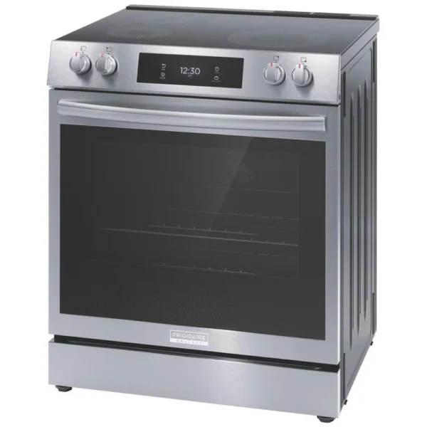 Frigidaire Gallery GCFE306CBF Electric Range, 30 inch Exterior Width, Self Clean, Convection, 5 Burners, 6.2 cu. ft. Capacity, Storage Drawer, Air Fry, 1 Ovens, Stainless Steel colour Steam Cooking, Air Sous Vide - Image 9