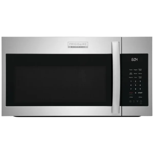 Frigidaire Gallery GMOS1962AF Over the Range Microwave, 1.8 cu. ft. Capacity, 400 CFM, 1000W Watts, LED, 30 inch Exterior Width, Stainless Steel colour