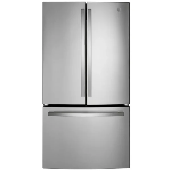 GE GNE27JYMFS French Door Refrigerator, 36 inch Width, ENERGY STAR Certified, 27.0 cu. ft. Capacity, Stainless Steel colour