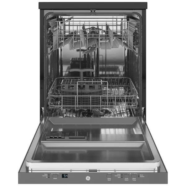 GE GPT225SSLSS Dishwasher, 24 inch Exterior Width, 58 dB Decibel Level, Fully Integrated, Stainless Steel (Interior), 3 Wash Cycles, 12 Capacity (Place Settings), Hard Food Disposal, alternative colour colour Portable - Image 5