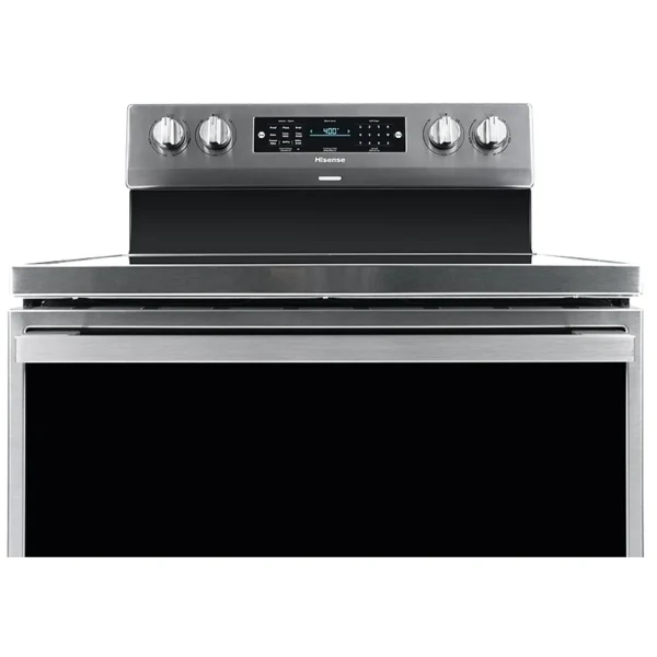 Hisense HBE3501CPS Electric Range, 30 inch Exterior Width, Self Clean, Convection, 5 Burners, 5.8 cu. ft. Capacity, Storage Drawer, Air Fry, 1 Ovens, Stainless Steel colour - Image 9