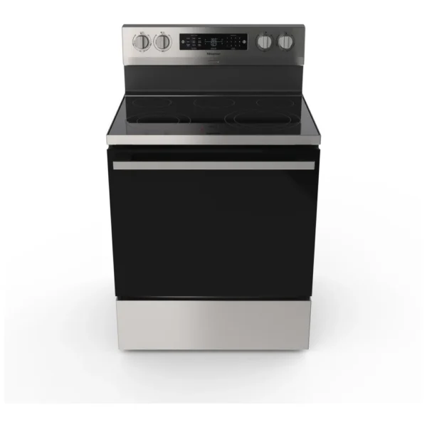 Hisense HBE3502CAS Electric Range, 30 inch Exterior Width, Convection, 5 Burners, 5.8 cu. ft. Capacity, Storage Drawer, Air Fry, 1 Ovens, Stainless Steel colour - Image 3