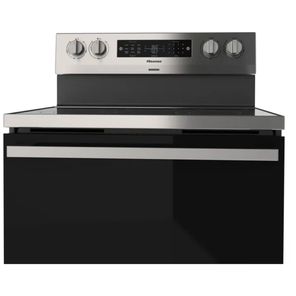 Hisense HBE3502CAS Electric Range, 30 inch Exterior Width, Convection, 5 Burners, 5.8 cu. ft. Capacity, Storage Drawer, Air Fry, 1 Ovens, Stainless Steel colour - Image 9