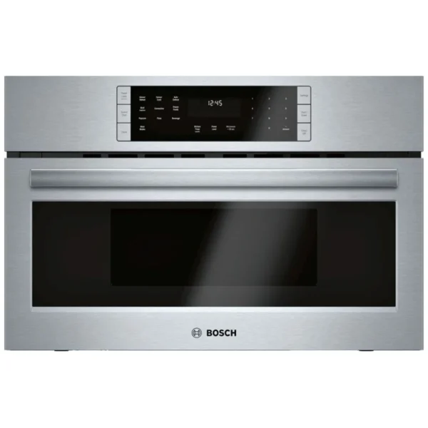 Bosch 800 Series HMC80252UC Speed Oven, 30 inch Exterior Width, 1000W Watts, Stainless Steel Interior, Convection, 1.6 cu. ft. Capacity, Stainless Steel colour True European Convection - Image 8