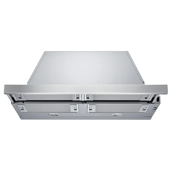 Bosch 500 Series HUI50351UC Range Hood, 30 inch Exterior Width, Slide-Out, Under-Cabinet, 300 CFM, Accepts Both, Halogen , Dishwasher Safe Filters, Aluminum Mesh, Stainless Steel colour Blower Included