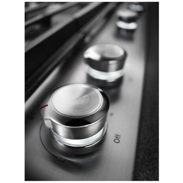 KitchenAid KCGS956ESS Gas Cooktop, 36 inch Exterior Width, 5 Burners, Stainless Steel colour - Image 6