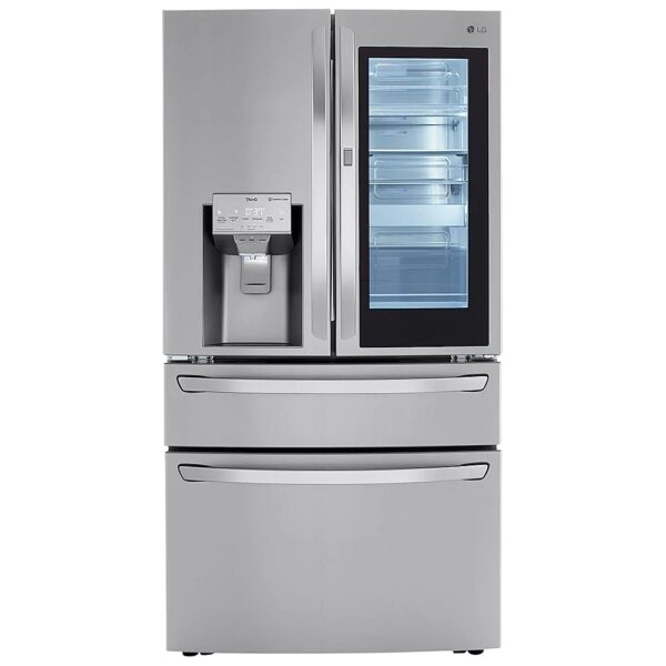 LG LRMVS3006S French Door Refrigerator, 36 inch Width, ENERGY STAR Certified, 30.0 cu. ft. Capacity, Stainless Steel colour Dual Ice Maker, Cool Guard, InstaView Door-in-Door, Door Cooling+, Craft Ice, Air Filter,Dual Ice Maker