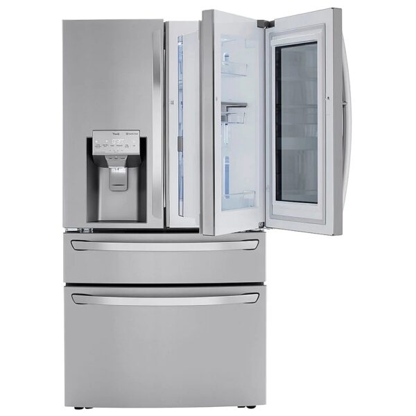 LG LRMVS3006S French Door Refrigerator, 36 inch Width, ENERGY STAR Certified, 30.0 cu. ft. Capacity, Stainless Steel colour Dual Ice Maker, Cool Guard, InstaView Door-in-Door, Door Cooling+, Craft Ice, Air Filter,Dual Ice Maker - Image 3