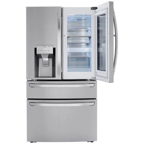 LG LRMVS3006S French Door Refrigerator, 36 inch Width, ENERGY STAR Certified, 30.0 cu. ft. Capacity, Stainless Steel colour Dual Ice Maker, Cool Guard, InstaView Door-in-Door, Door Cooling+, Craft Ice, Air Filter,Dual Ice Maker - Image 4