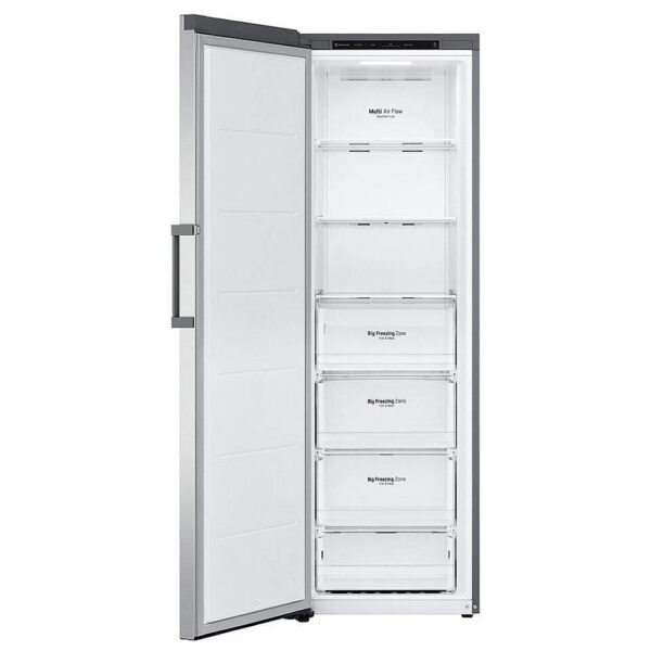 LG LROFC1104V Upright Freezer, 24 inch Width, 11.4 cu ft cu. ft., Platinum Silver colour - Image 4