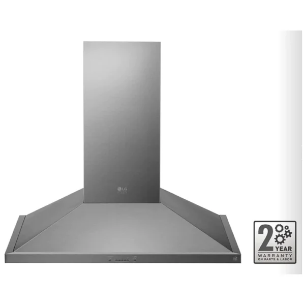 LG Studio LSHD3680ST Range Hood, Chimney, 600 CFM, LED, Stainless Steel colour