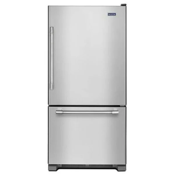 Maytag MBR1957FEZ Bottom Freezer Refrigerator, 30 inch Width, ENERGY STAR Certified, 18.67 cu. ft. Capacity, Stainless Steel colour - Image 2