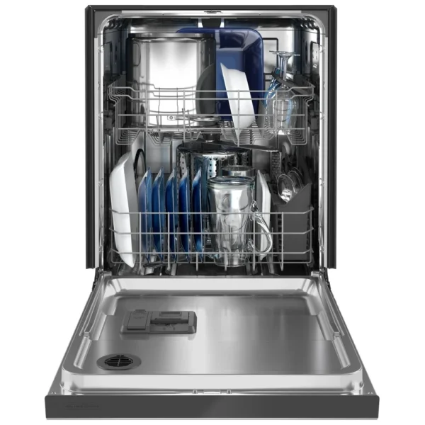 Maytag MDB4949SKZ Dishwasher, 24 inch Exterior Width, 50 dB Decibel Level, Full Console, Stainless Steel (Interior), 5 Wash Cycles, 14 Capacity (Place Settings), Hard Food Disposal, Stainless Steel colour - Image 4