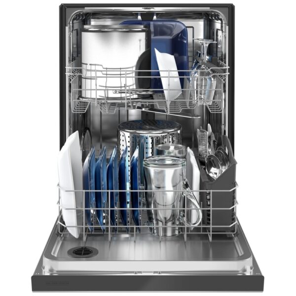 Maytag MDB4949SKZ Dishwasher, 24 inch Exterior Width, 50 dB Decibel Level, Full Console, Stainless Steel (Interior), 5 Wash Cycles, 14 Capacity (Place Settings), Hard Food Disposal, Stainless Steel colour - Image 5