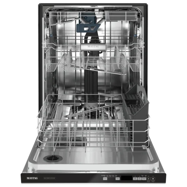 Maytag MDB8959SKZ Dishwasher, 24 inch Exterior Width, 47 dB Decibel Level, Fully Integrated, Stainless Steel (Interior), 5 Wash Cycles, 15 Capacity (Place Settings), Hard Food Disposal, Stainless Steel colour Hard Food Disposal, Ball Bearing Rack Glides - Image 5