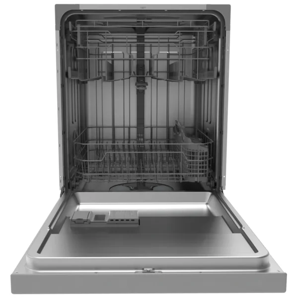 Midea MDF24P1AST Dishwasher, 24 inch Exterior Width, 52 dB Decibel Level, Full Console, Stainless Steel (Interior), 4 Wash Cycles, 14 Capacity (Place Settings), Hard Food Disposal, Wifi Enabled, Stainless Steel colour - Image 4