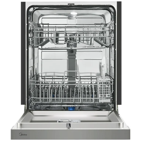 Midea MDF24P2BST Dishwasher, 24 inch Exterior Width, 52 dB Decibel Level, Full Console, Stainless Steel (Interior), 6 Wash Cycles, 12 Capacity (Place Settings), Stainless Steel colour - Image 6