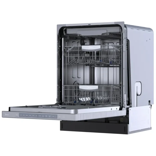 Midea MDT24P4AST Dishwasher, 24 inch Exterior Width, 45 dB Decibel Level, Fully Integrated, Stainless Steel (Interior), 6 Wash Cycles, 16 Capacity (Place Settings), Hard Food Disposal, Wifi Enabled, Stainless Steel colour - Image 6