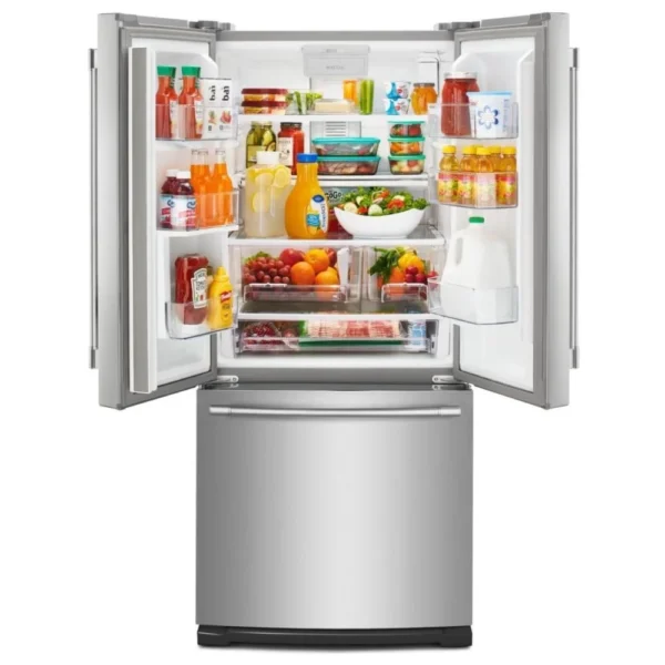 Maytag MFW2055FRZ French Door Refrigerator, 30 inch Width, 20.0 cu. ft. Capacity, Stainless Steel colour - Image 4