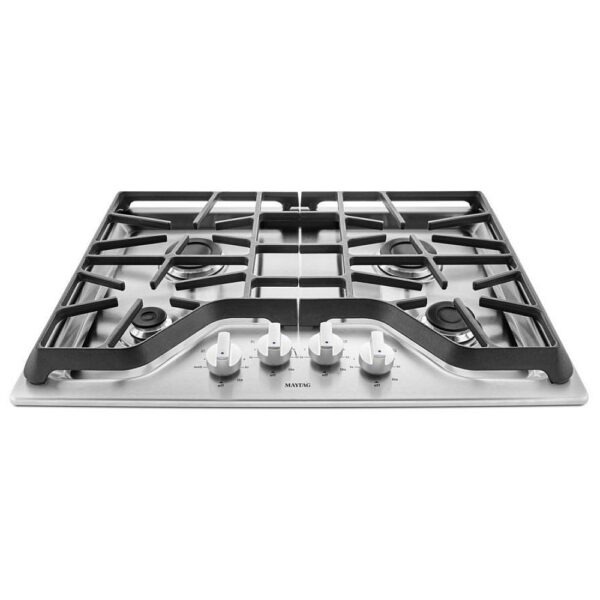 Maytag MGC7430DS Gas Cooktop, 30 inch Exterior Width, 4 Burners, Stainless Steel colour - Image 3