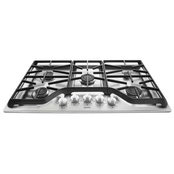 Maytag MGC7536DS Gas Cooktop, 36 inch Exterior Width, 5 Burners, Stainless Steel colour - Image 2