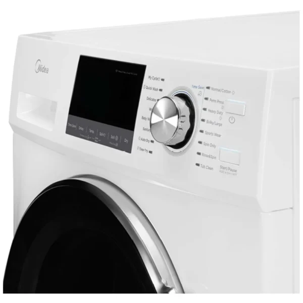 Midea MLC31N5AWW All-in-One Washer Dryer Combo, 23 1/2 inch Width, 3.1 cu. ft. Capacity, 16 Wash Cycles, 5 Temperature Settings, Stackable, 1400 RPM Washer Spin Speed, White colour All-In-One Washer & Dryer - Image 7