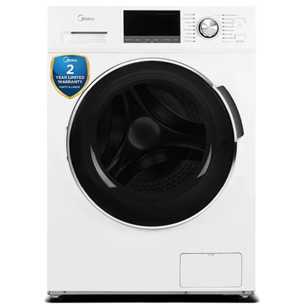 Midea MLC31N5AWW All-in-One Washer Dryer Combo, 23 1/2 inch Width, 3.1 cu. ft. Capacity, 16 Wash Cycles, 5 Temperature Settings, Stackable, 1400 RPM Washer Spin Speed, White colour All-In-One Washer & Dryer