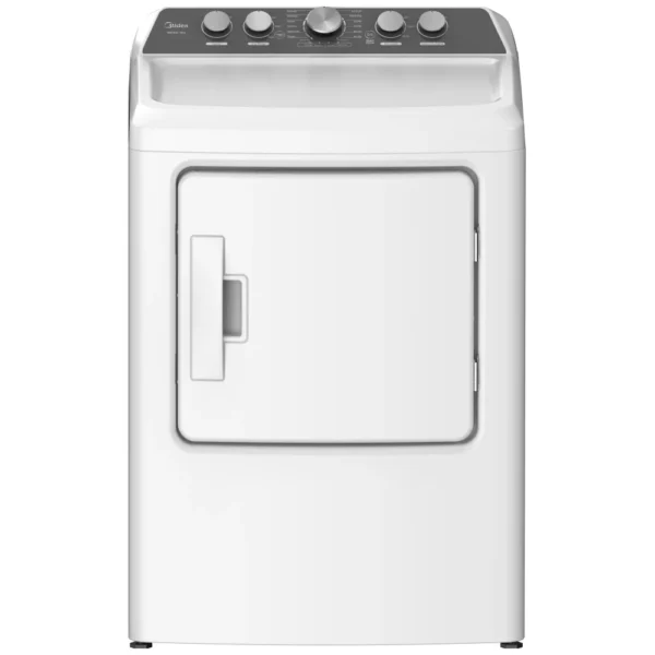 Midea MLE47C4AWW Electric Dryer, 27 inch Width, 6.7 cu. ft. Capacity, 4 Temperature Settings, Steel Drum, White colour - Image 4