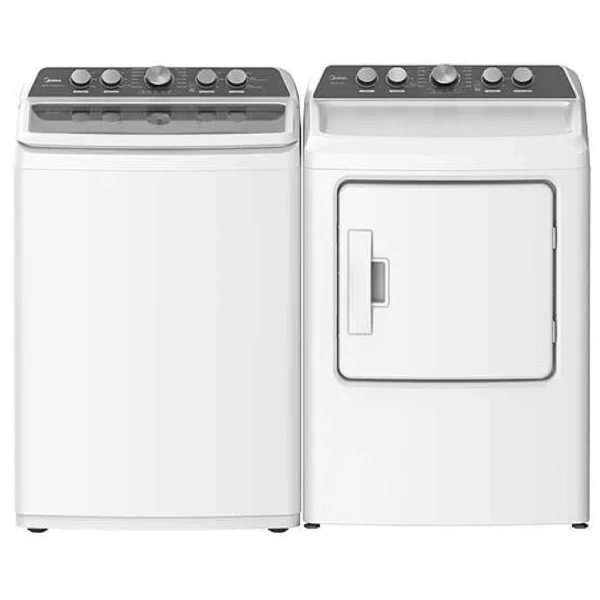 Midea MLE47C4AWW Electric Dryer, 27 inch Width, 6.7 cu. ft. Capacity, 4 Temperature Settings, Steel Drum, White colour - Image 7