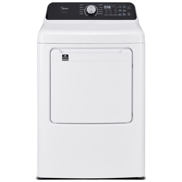 Midea MLTE52M2BWW Electric Dryer, 27 inch Width, 7.0 cu. ft. Capacity, 4 Temperature Settings, Steel Drum, White colour - Image 3