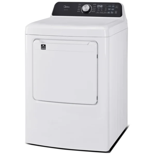 Midea MLTE52M2BWW Electric Dryer, 27 inch Width, 7.0 cu. ft. Capacity, 4 Temperature Settings, Steel Drum, White colour - Image 5