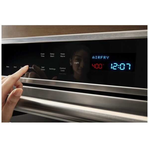 Maytag MOES6027LZ Single Wall Oven, 27 inch Exterior Width, Convection, 4.3 cu. ft. Capacity, Stainless Steel colour Air Fry, True European Convection - Image 3