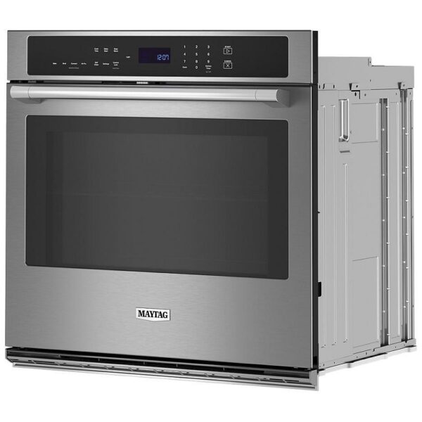 Maytag MOES6030LZ Single Wall Oven, 30 inch Exterior Width, Convection, 5 cu. ft. Capacity, Stainless Steel colour True European Convection, Air Fry - Image 3