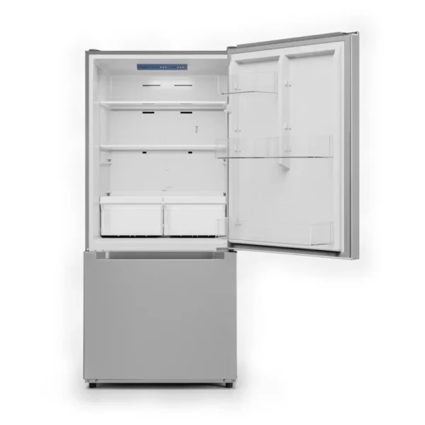 Midea MRB19B7AST Bottom Freezer Refrigerator, 30 inch Width, ENERGY STAR Certified, 18.7 cu. ft. Capacity, Stainless Steel colour - Image 4