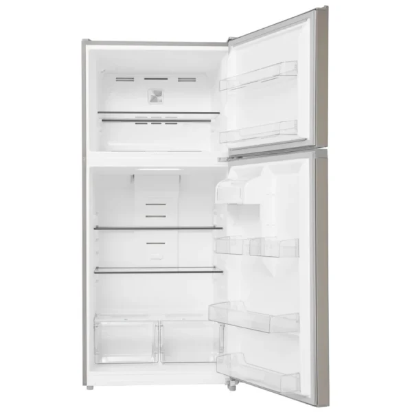 Midea MRT18D3BST Top Freezer Refrigerator, 30 inch Width, ENERGY STAR Certified, 18.0 cu. ft. Capacity, Stainless Steel colour - Image 4