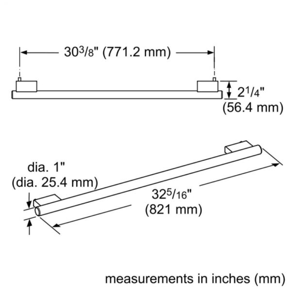 Thermador MS36HNDL20 Masterpiece® Series Handle - Image 4