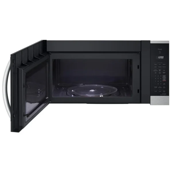 LG MVEM1825F Over the Range Microwave, 1.8 cu. ft. Capacity, 300 CFM, 900W Watts, 30 inch Exterior Width, Stainless Steel colour - Image 8