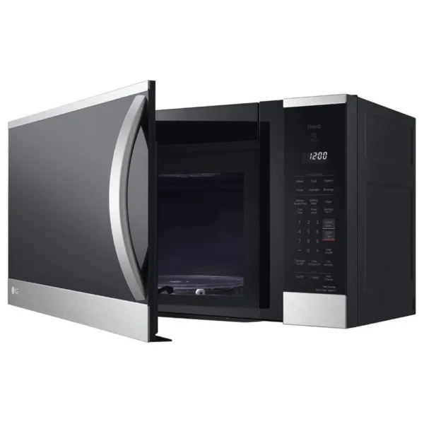 LG MVEM1825F Over the Range Microwave, 1.8 cu. ft. Capacity, 300 CFM, 900W Watts, 30 inch Exterior Width, Stainless Steel colour - Image 2