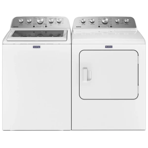 Maytag MVW5430MW Top Load Washer, 27 3/4 inch Width, 5.5 cu. ft. Capacity, 11 Wash Cycles, 4 Temperature Settings, White colour Water Faucet - Image 4