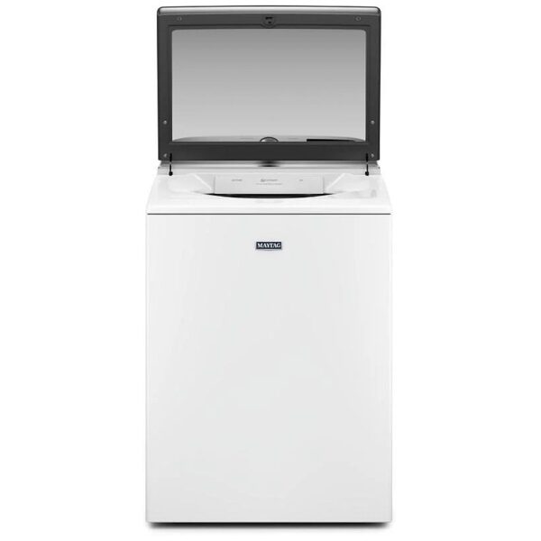 Maytag MVW6230HW Top Load Washer, 27 inch Width, Agitator, 5.4 cu. ft. Capacity, 11 Wash Cycles, 5 Temperature Settings, 750 RPM Washer Spin Speed, Wifi Enabled, White colour (Contains Agitator), Soft Close Lid - Image 3