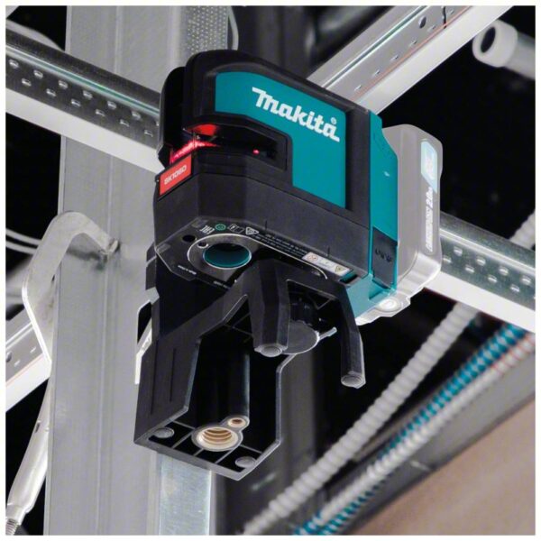 MAKITA Self-Leveling Cross-Line Laser: 2 Lines and 4 Dots, Red Beam, 0 Planes, ±1/8 in Accuracy - Image 3