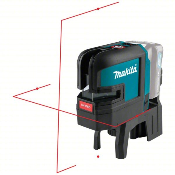 MAKITA Self-Leveling Cross-Line Laser: 2 Lines and 4 Dots, Red Beam, 0 Planes, ±1/8 in Accuracy - Image 5