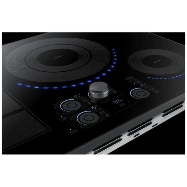 Samsung NZ30K7880UG - NZ30K7880UG/AA Induction Cooktop, 30 inch Exterior Width, 4 Burners, Induction, Black Stainless Steel colour Virtual Flame,Magnetic Knob + Digital Touch, FlexZone - Image 4