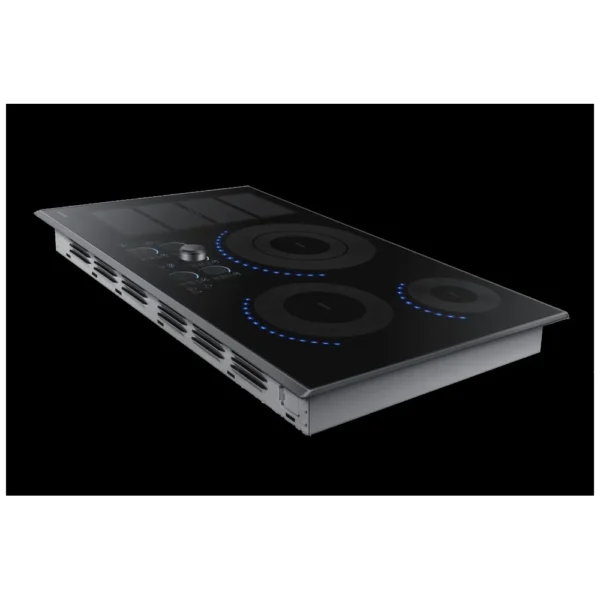 Samsung NZ36K7880UG - NZ36K7880UG/AA Induction Cooktop, 36 inch Exterior Width, 5 Burners, Induction, Black colour Virtual Flame, Magnetic Knob + Digital Touch, FlexZone - Image 3