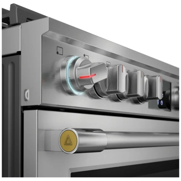 Frigidaire Professional PCFG3080AF Gas Range, 30 inch Exterior Width, Self Clean, Convection, 6 Burners, 6.0 cu. ft. Capacity, Air Fry, 1 Ovens, Stainless Steel colour Air Sous Vide, Telescopic Gliding Extension Rack, Temperature Probe, Griddle, True European Convection - Image 5