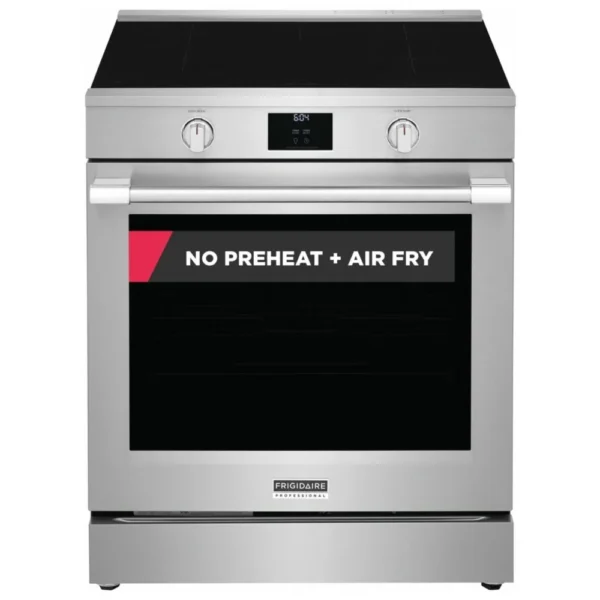 Frigidaire Professional PCFI308CAF Induction Range, 30 inch Exterior Width, Self Clean, Convection, 5 Burners, 6.2 cu. ft. Capacity, Storage Drawer, Air Fry, 1 Ovens, Stainless Steel colour Temperature Probe - Image 2