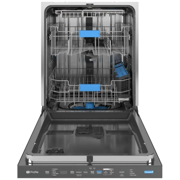 GE Profile PDP755SYVFS Dishwasher, 24 inch Exterior Width, 42 dB Decibel Level, Fully Integrated, Stainless Steel (Interior), 6 Wash Cycles, 16 Capacity (Place Settings), Hard Food Disposal, Wifi Enabled, Stainless Steel colour - Image 3